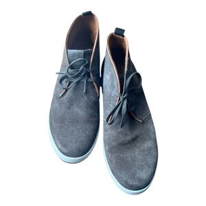 Cole Haan GrandPro Charcoal Gray Suede Lace Chukka Ankle Boots Men's Size 10.5 M